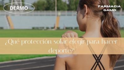 Protector solar para deportistas