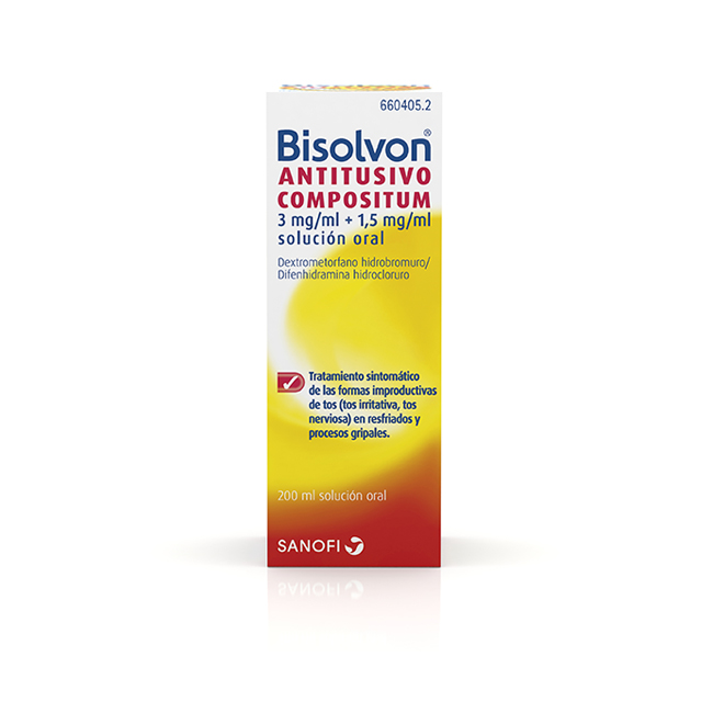 Comprar Bisolvon Antitusivo 2 Mg/Ml Jarabe 200 Ml