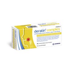Deratin complex 30 comprimidos para chupar miel-limón