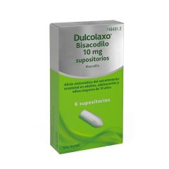 Dulcolaxo Bisacodilo 10 mg 6 supositorios