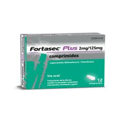 Fortasec plus 2/125 mg 12 comprimidos