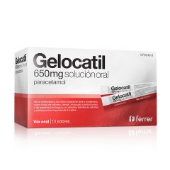 Gelocatil 650 mg 12 sobres