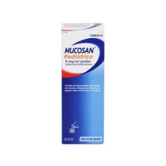 Mucosan pediátrico 15 mg/5 ml jarabe 200 ml