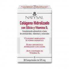 Natysal colágeno con silicio y vitamina d3 80 comprimidos