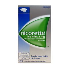 Nicorette Ice Mint 2 mg 105 chicles