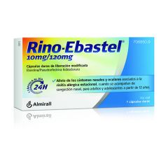 Rino Ebastel 10/120 mg 7 cápsulas